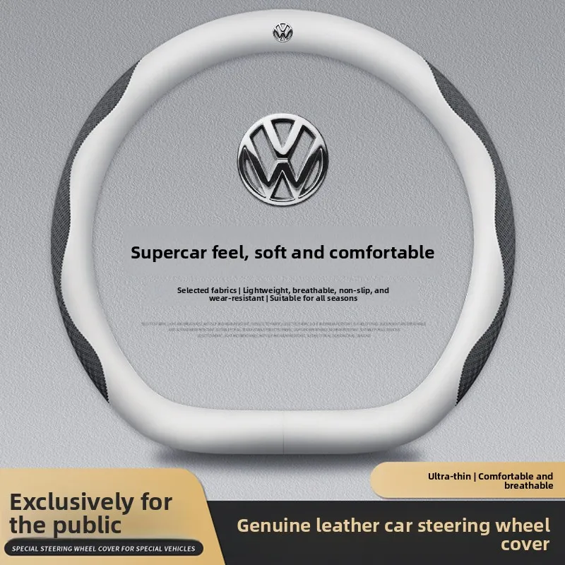 

Customized Car Steering Wheel Cover Braid For Volkswagen VW Golf 6 GTI MK6 VW Jetta GLI Golf R20 Tiguan R-Line