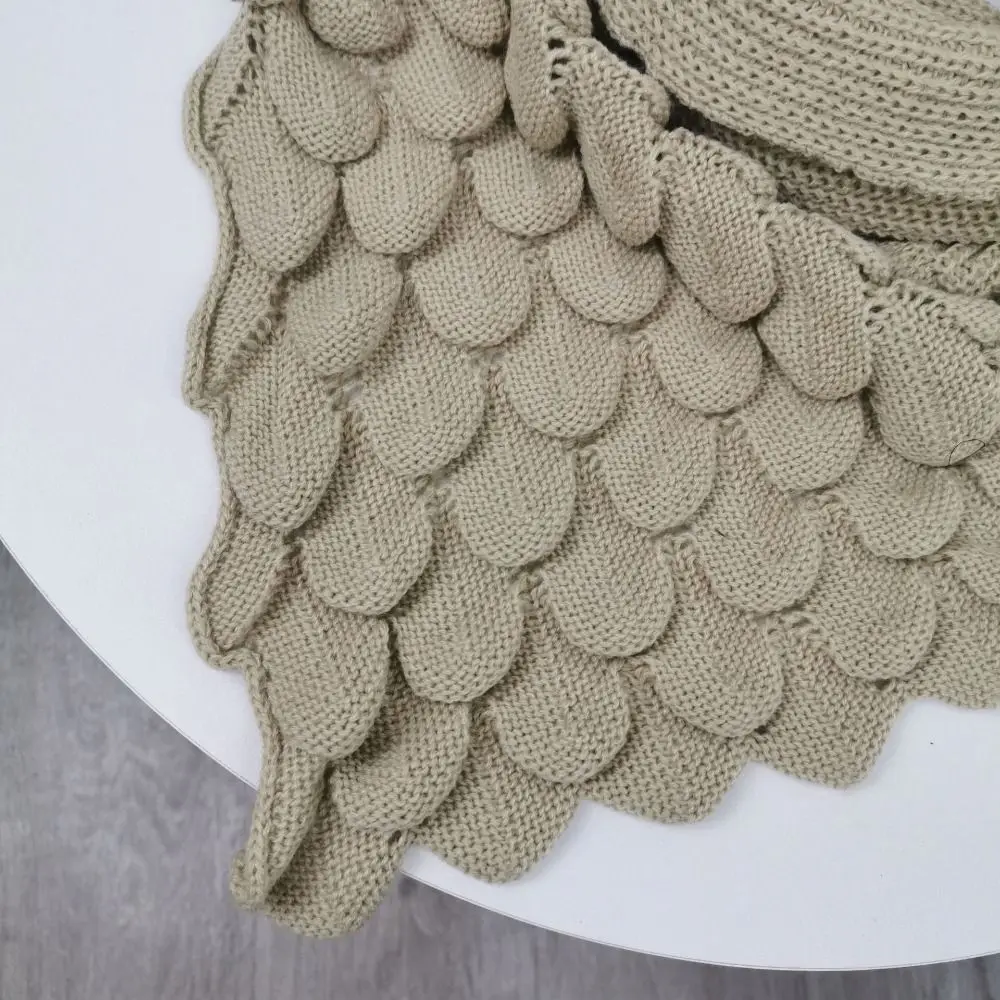 Новый осенне-зимний теплый шарф однотонные ветрозащитные вязаные шарфы защита шеи Защита от холода шаль