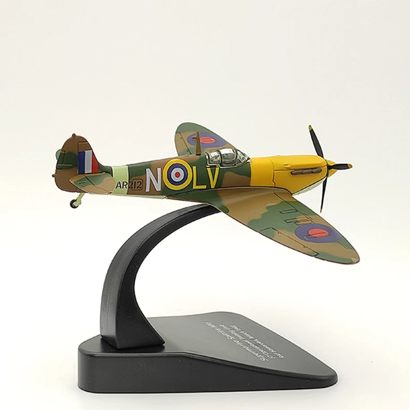 1:72 Scale Supermarine Spitfire MKI RAF Hawardon March 1942 Fighter Aircraft Model Diecast Alloy Classics Toys Gifts Souvenir