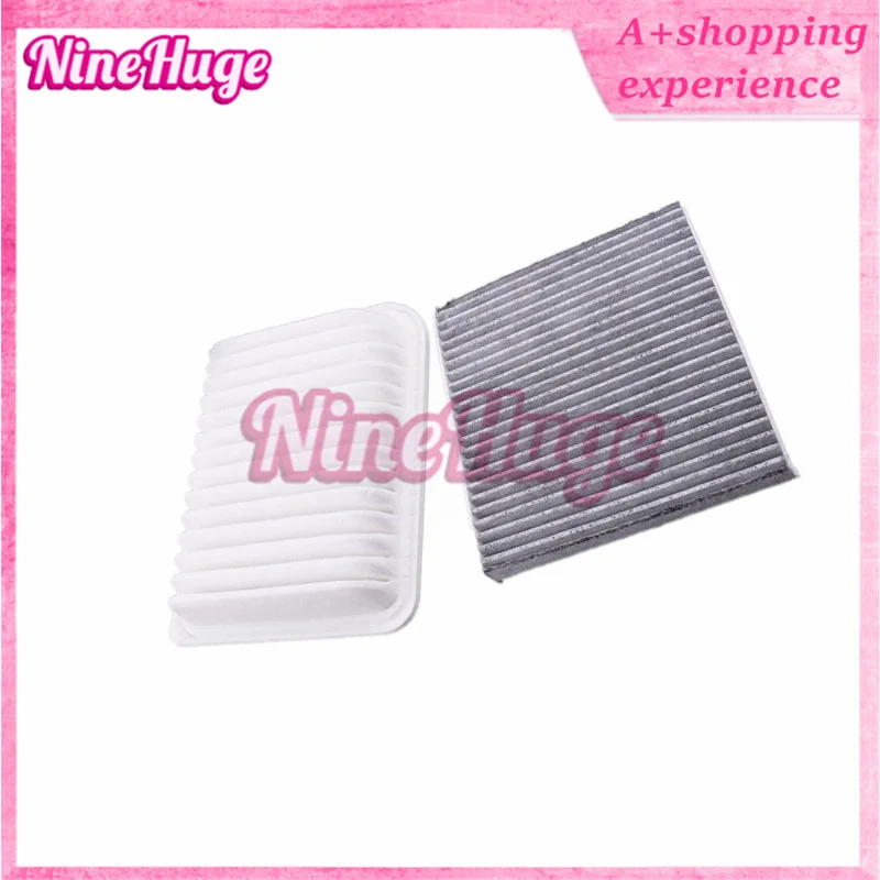 2pcs Cabin & Engine Air Filter Replacement Auto Car 27277-4M400 MR968274 For Mitsubishi Lancer Outlander RVR 2015 2016 2017