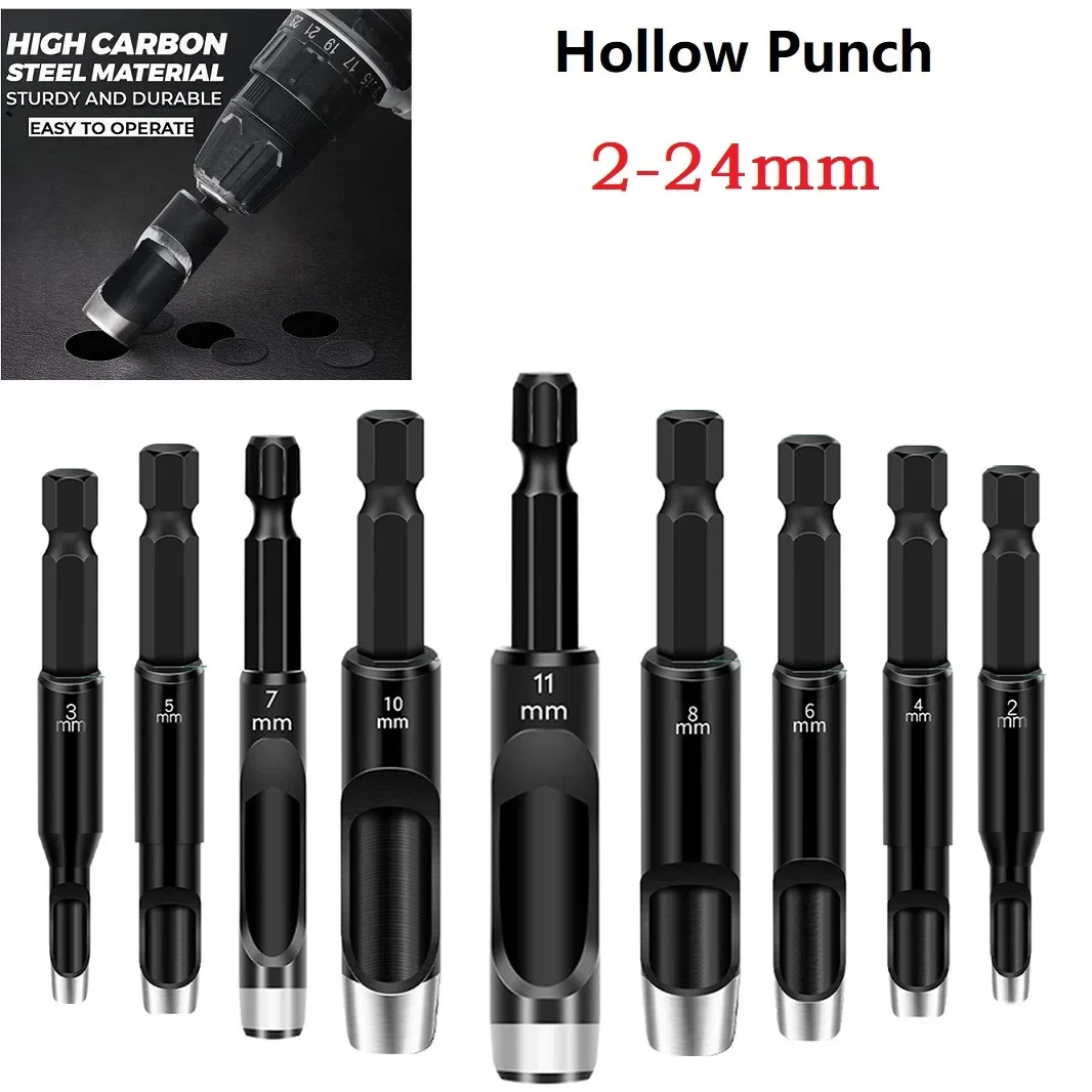 2 sztuki skórzany Adapter uchwyt sześciokątny dziurkacz maszyna elektryczna dziurkacz do wiercenia tekturowego skórzanego paska akcesoria do wykrawania