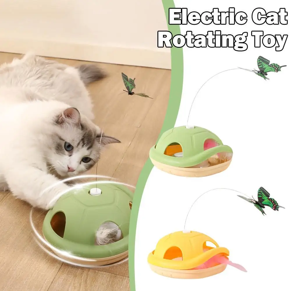

Interactive Butterfly Turtle Cat Toy Hanging Simulation Cat Toy Funny Interactive Toy for Kitten Toy Cat Supplies