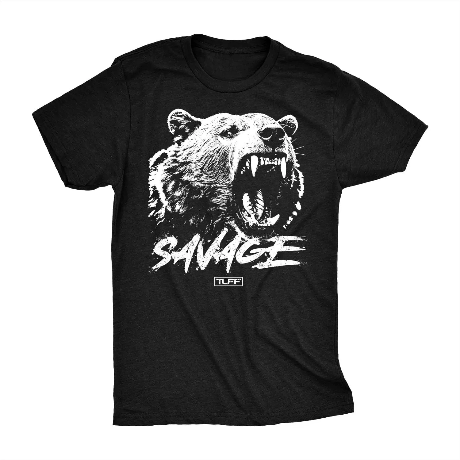 Grizzly Savage Tee GYM Daily Fitness Can Wear Cotton T-shirt To Absorb Sweat and Breathe