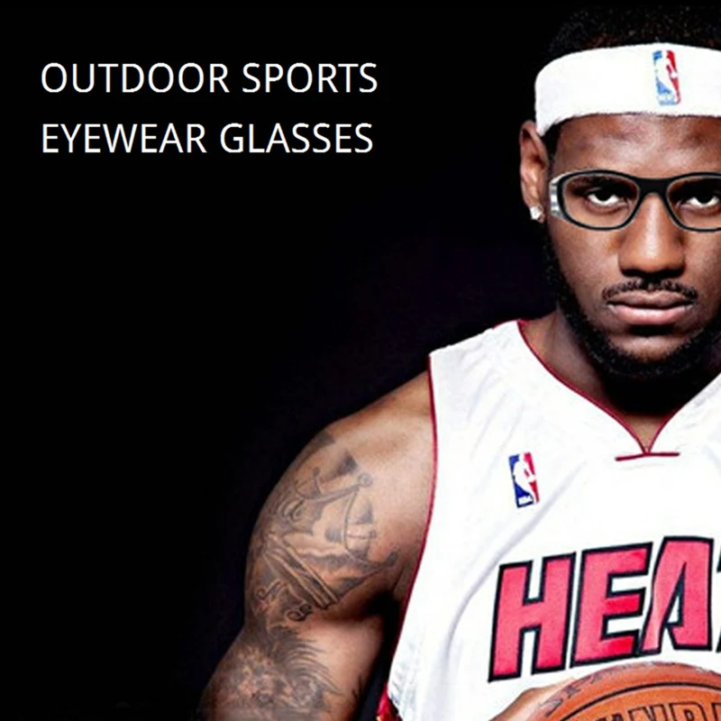 Basketball Glasses Sport Eyewear Football Anti-Collision Glasses Photosensitive Changing Spectacle Lenses