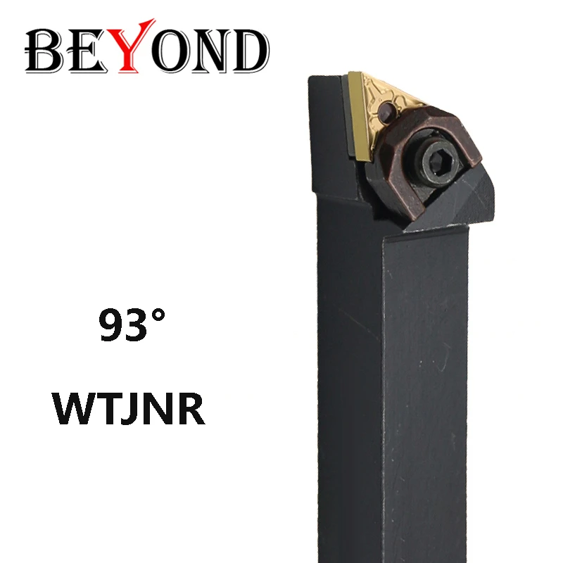 BEYOND 93° WTJNR WTJNL WTJNR1616H16 WTJNR2020K16 External Turning Tools Holder use Carbide Inserts TNMG16/22 Lathe Cutter Shank