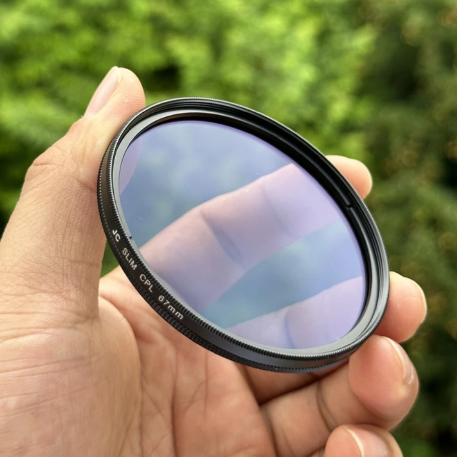 37mm 52mm 67mm Camera Ultra Slim CPL Lens Black Universal HD Linear Polarizer Filter Remove Reflective Photography Filters