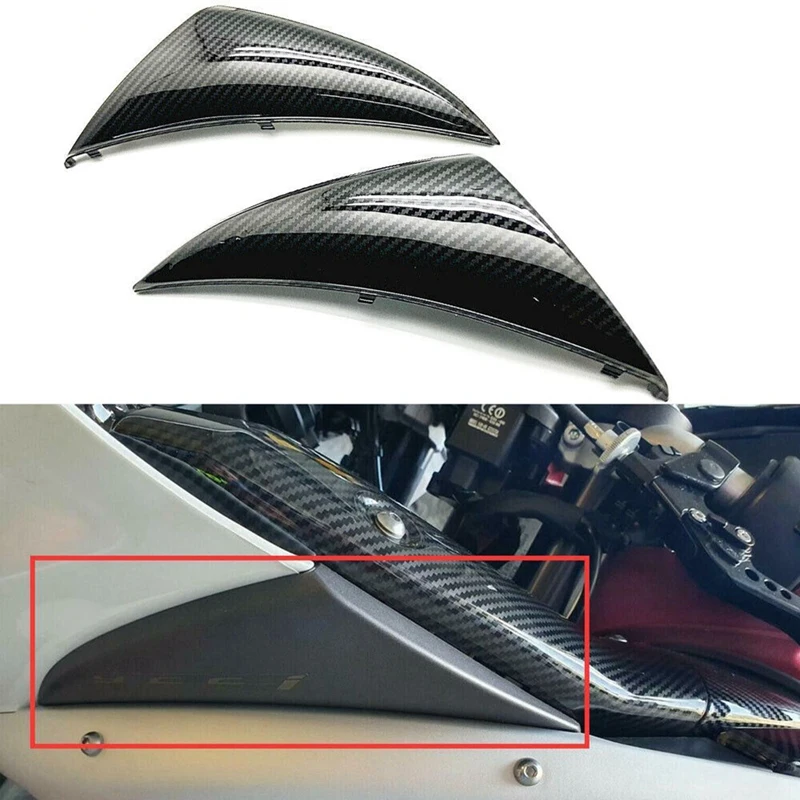 Motorcycle Air Dash Intake Cover Fairing Panel Carbon Fiber For Yamaha YZF R1 2009 2010 2011 2012 2013 Replacement image 4