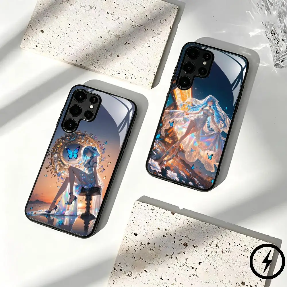 Wuthering Waves The Shorekeeper Phone Case For Samsung S26 S25 S24 S23 S22 S21 S20 Plus Ultra Fold A Glass Magnetic Case