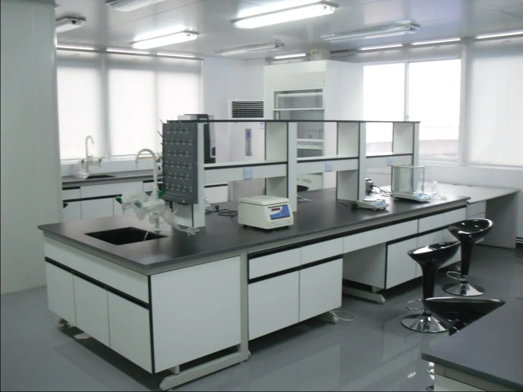 حار بيع مختبر الأثاث مقعد معدني مع خزانة خشبية للمدرسة #5