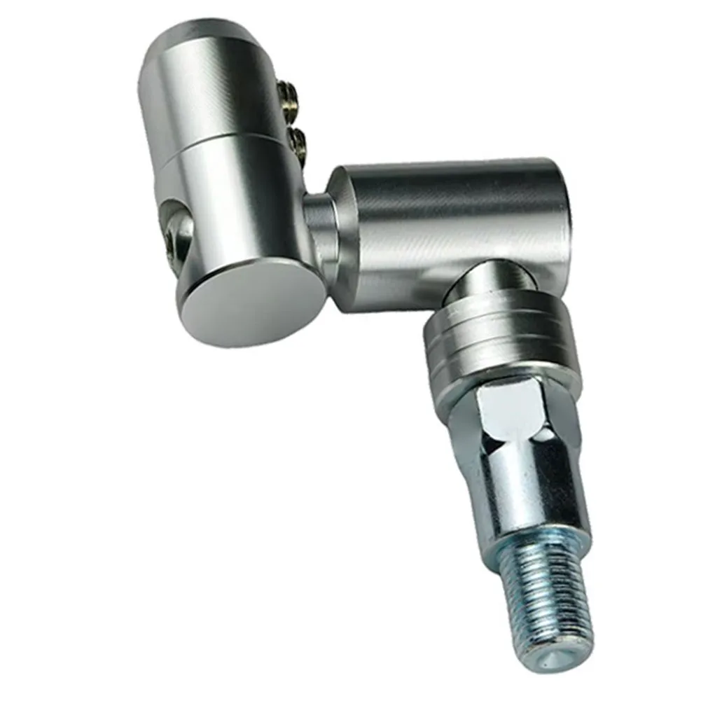 Aluminum Alloy Motorcycle Mirror Bracket 360 Degree Rotation Screw with Vibration Dampening and Adjustable Angles