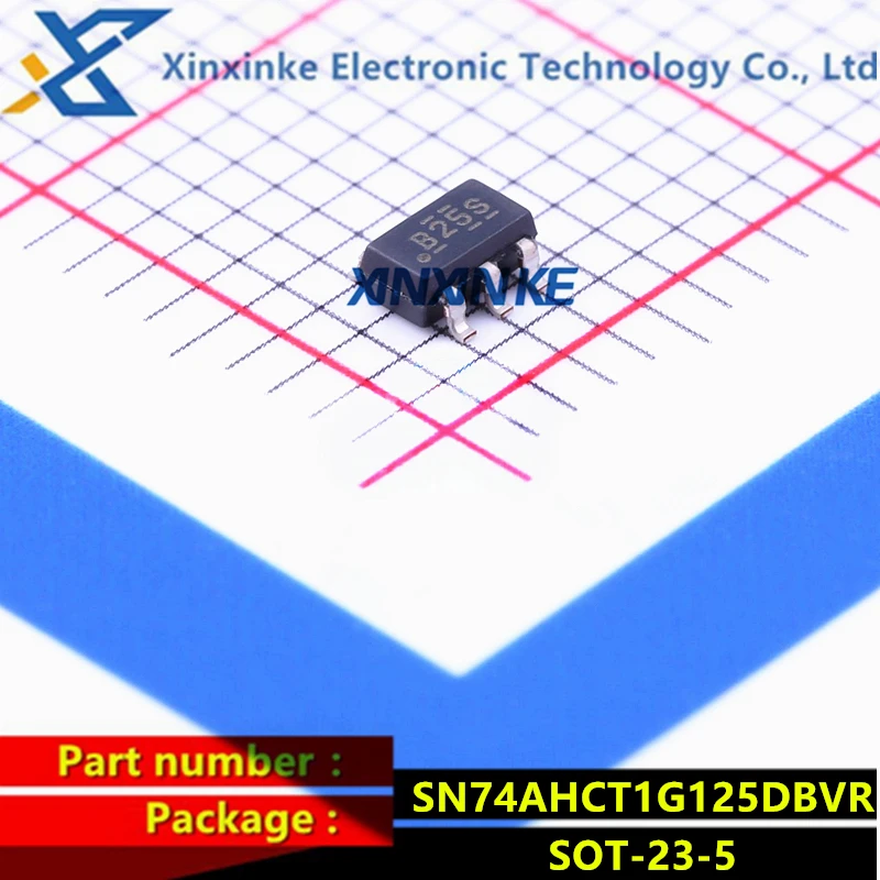 10PCS SN74AHCT1G125DBVR Mark:B25S B25* SOT-23-5 Buffers & Line Drivers Tri-State Single Bus Logic ICs Brand New Original