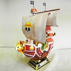 Anime One Piece Thousand Sunny Boat Going Merry Pirate Ship Paper Model Papercraft 3D DIY Puzzles Handmade Toy Desk Decoration