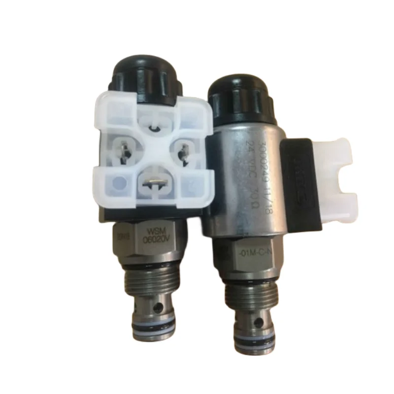 HYDAC WSM solenoid directional valve WSM08 WSM06 WSM12 HYDAC series WSM06020V-01M-C-N-24DG Plug-in Solenoid Valve hydraulic