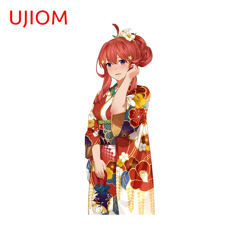 UJIOM 13cm × 4.7cm Kimono Nakano Itsuki Wall Sticker Surfboard Air Conditioner Decor Decals Artistic Room Veneer Decoration