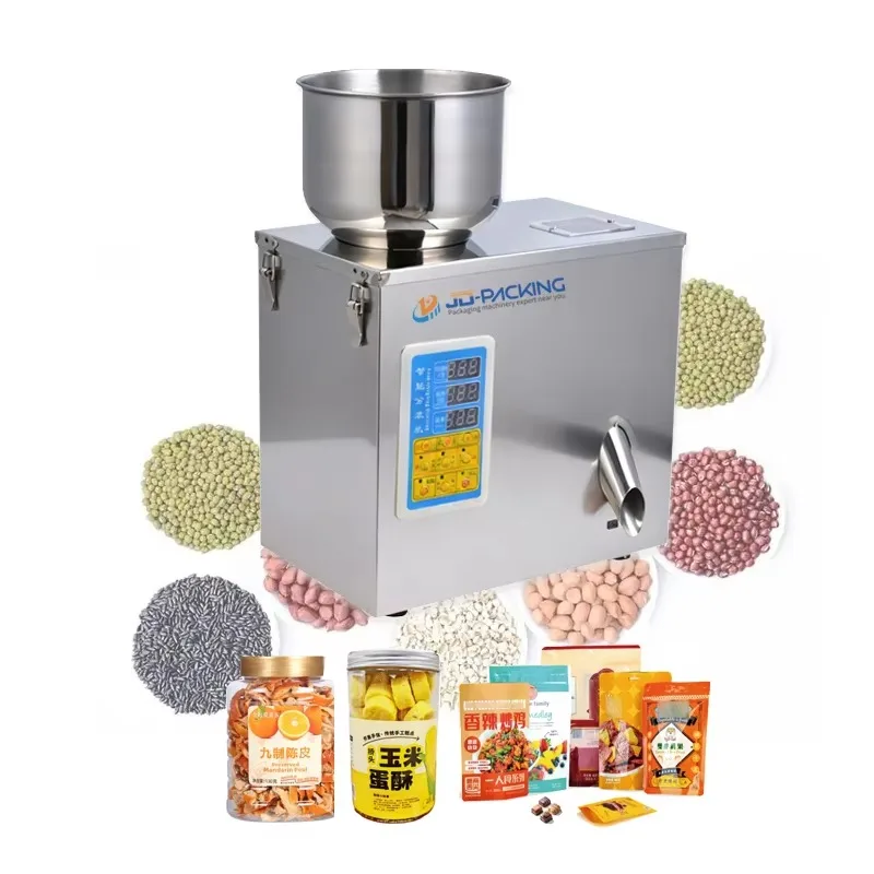 Automatic Sugar Sugar Salt Peanut Grain Sunflower Seeds Coffee Bean Filling Machine Semi