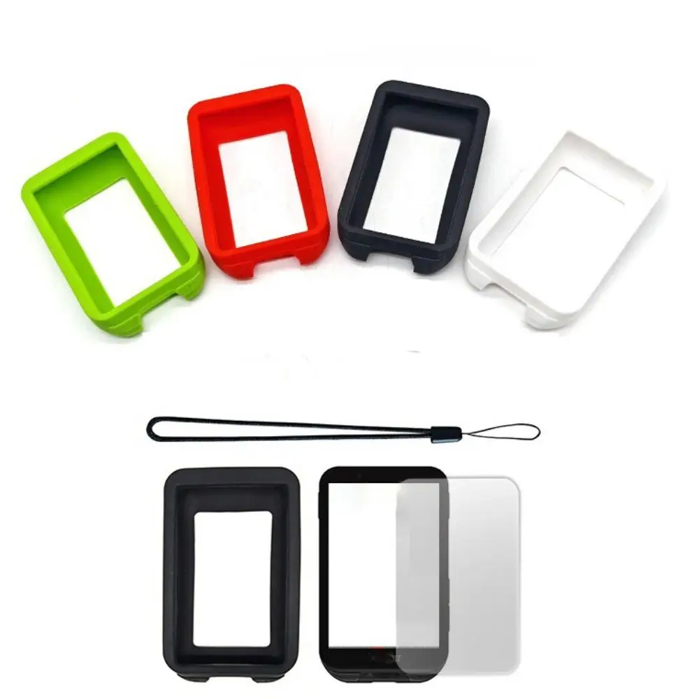 Силиконовый защитный чехол для велосипедного компьютера со шнурком, противоударная защитная пленка для экрана, прочная защита от царапин для iGPSPORT iGS800