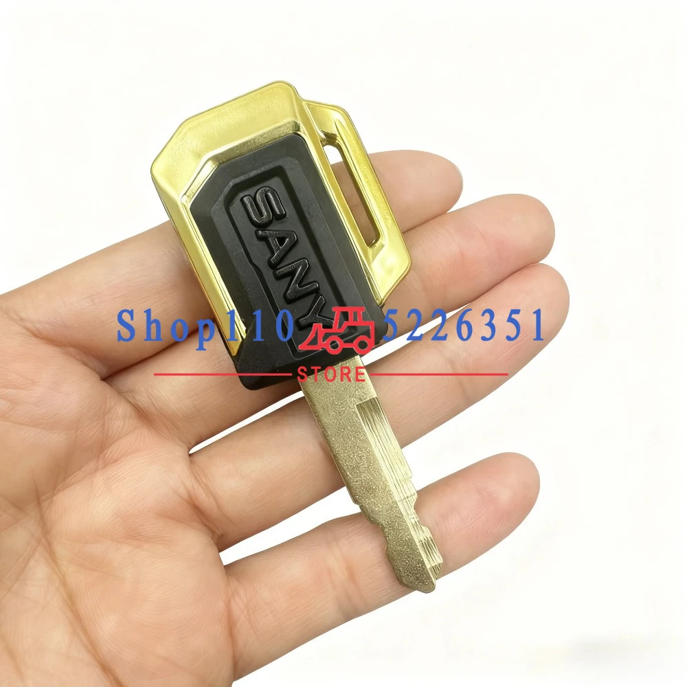3PCS/2PCS/1PC Excavator Ignition Start Key for SANY SY16/35/55C/60/65/75/135/155/215/235/285/365