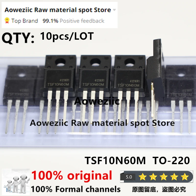 Aoweziic 100% nowy importowany oryginalny TSF10N60M 10N60 TSF12N60M 12N60 TSF12N65M 12N65 TSF13N50M 13N50 TSF20N60MR 20N60 R TO-220F