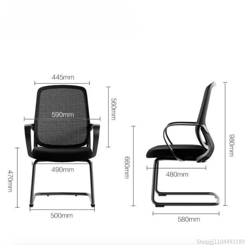 Ergonomically Designed Office Chair Breathable Backrest High-density Sponge Stable and Comfortable Furniture Home Computer Chair - Image 5