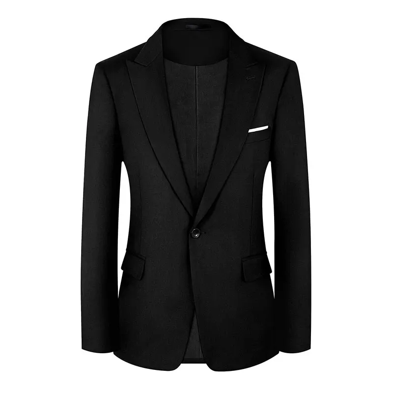 

Minimalist Men's Black Dress Coat – Sleek & Sophisticated for Any Event