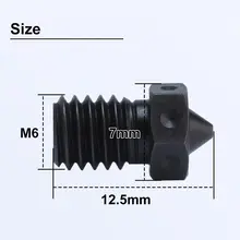 Hardened Steel V6 Nozzle for 3D printing #2