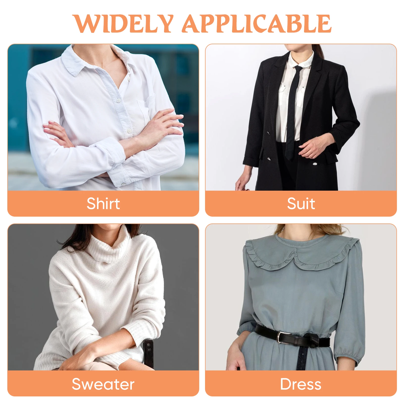 

2 Pairs Anti-slip Shoulder Pad Pads Fashion Reusable Women Silicone for Adhesive Clothing