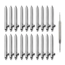 20MM 22MM 10PCS 1.8mm Diameter Watch Pin Pepair Tools & Kits Quick Release Watch Strap spring Bars Pins 24mm 18MM 23MM 16MM 19MM