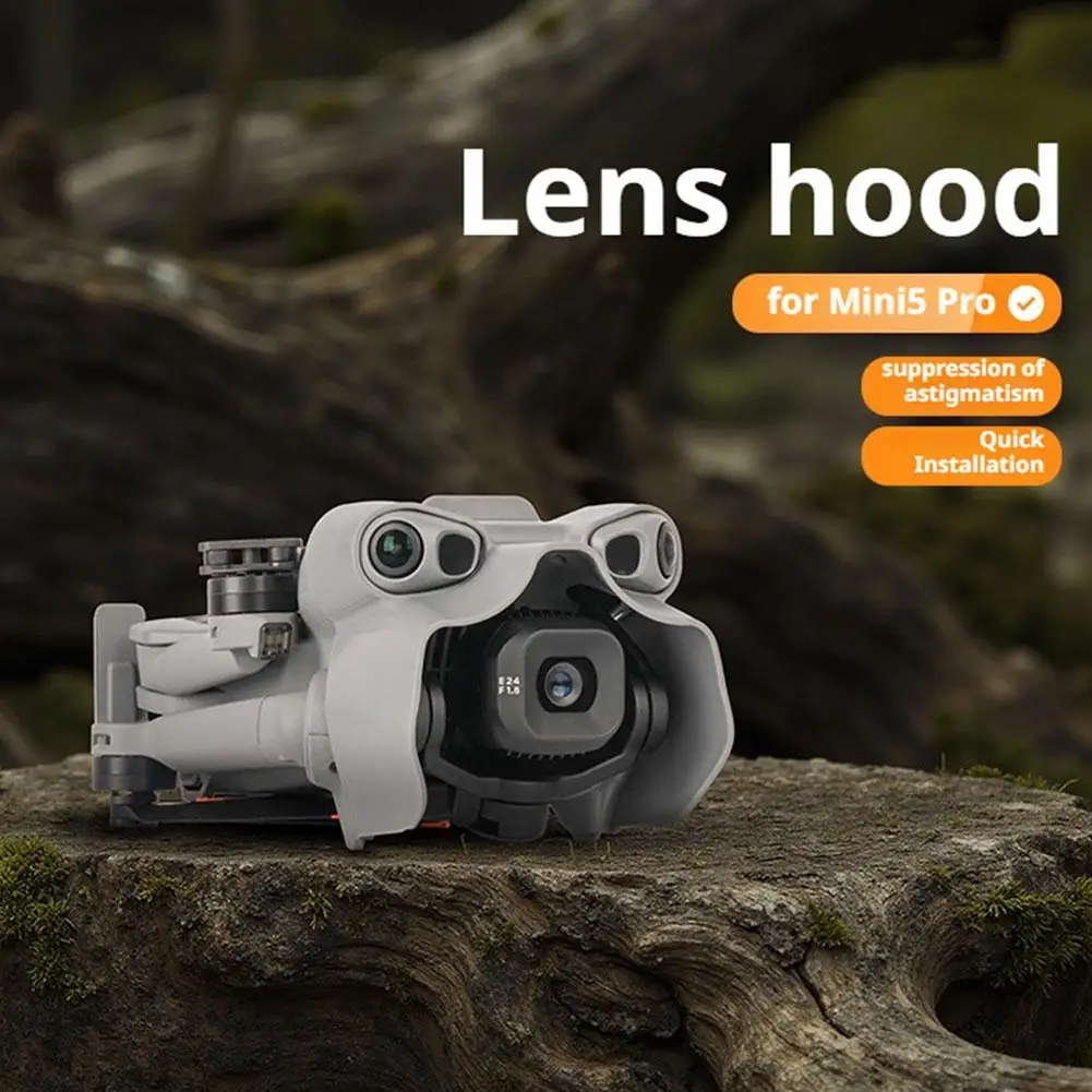 Sunnylife غطاء للعدسات ل DJI Mini 5 Pro الطائرة بدون طيار Gimbal عدسة ظلة غطاء المضادة للخدش المضادة للوهج حامي غطاء الملحقات