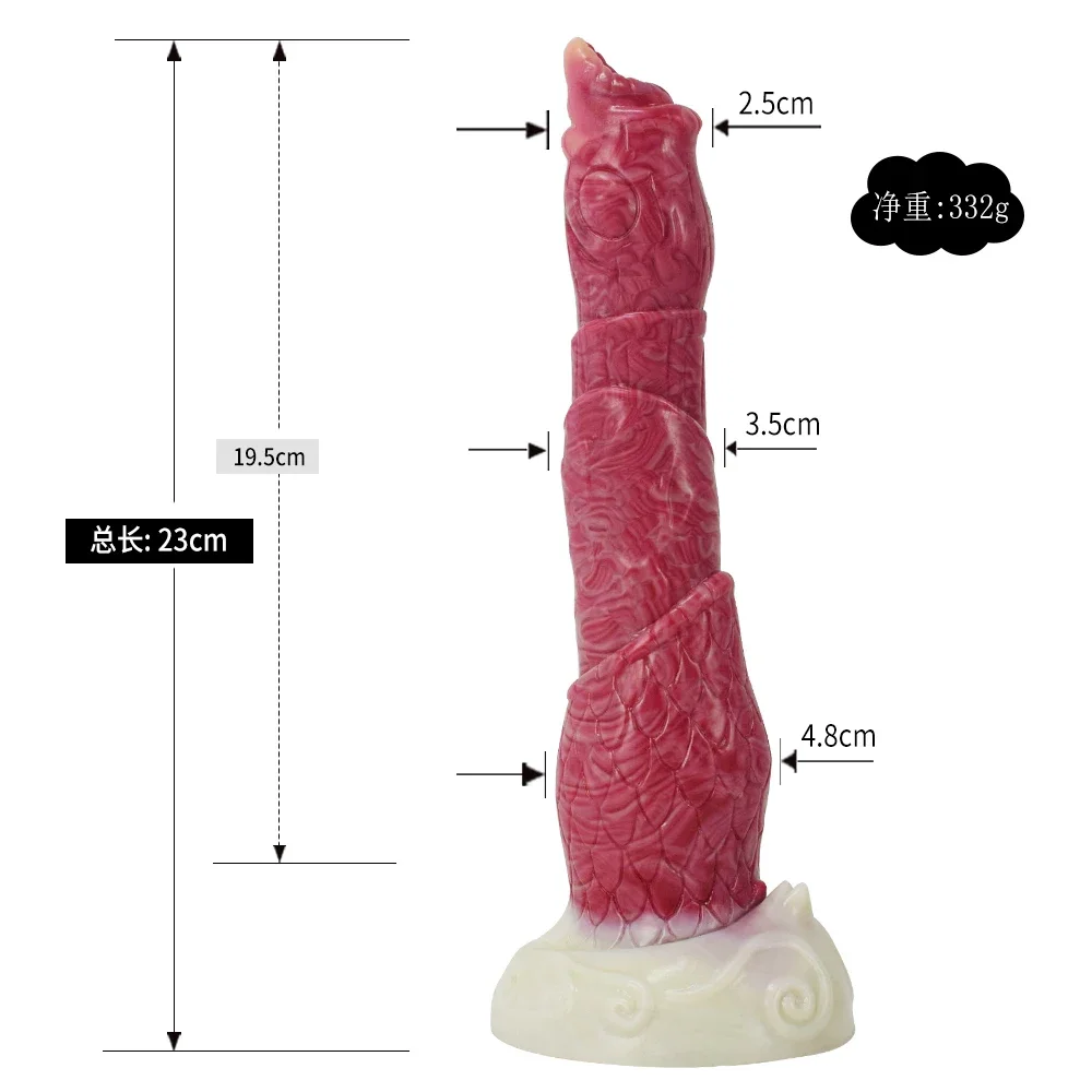 FAAK Silicone Deer Squirt Dildo Ribbed Ejaculating Penis With Suction Cup Spray Liquid Function Couple Flirting Erotic Products