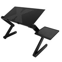 Portable Laptop Riser Adjustable Laptop Stand Ergonomic Design 360 Degrees Rotation Base Foldable Laptop Riser with Mouse Plate
