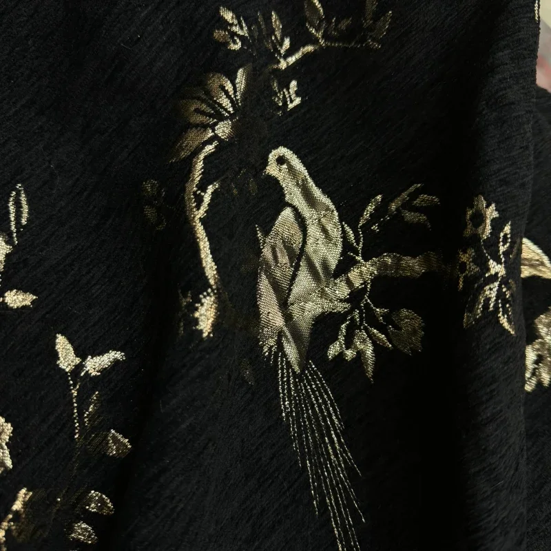 

Жаккардовая ткань для дизайна платьев из полиэстера ручной работы, оптовая продажа, ткань для шитья своими руками, метр, полиэфирный материал