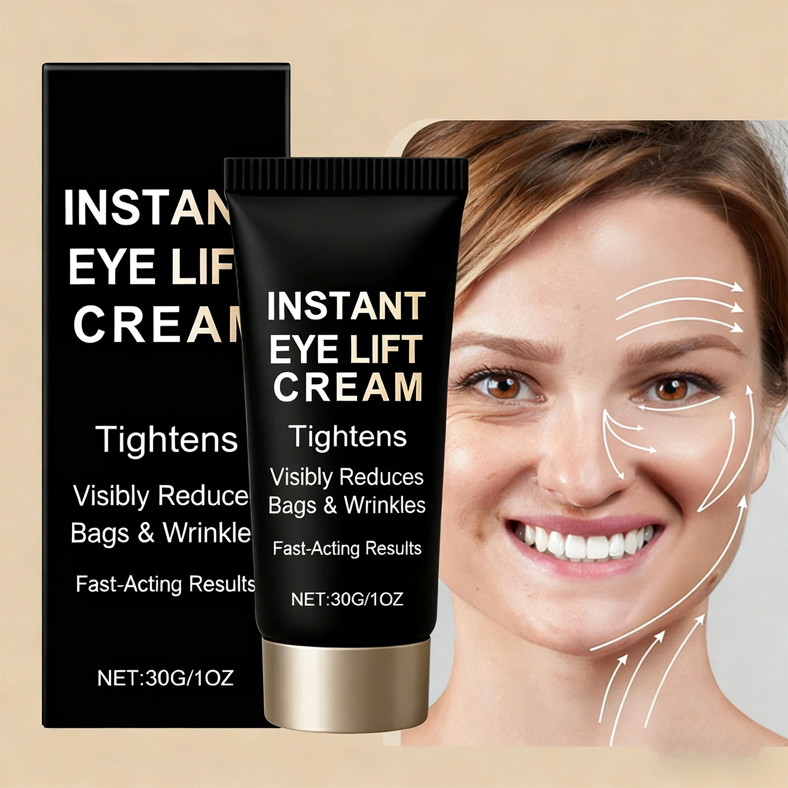 

Eye Cream Firming Lift Fading Lines Dark Circles Hydrating Deep Moisturizing Anti Wrinkle Anti Age Remove Against Puffiness Bags