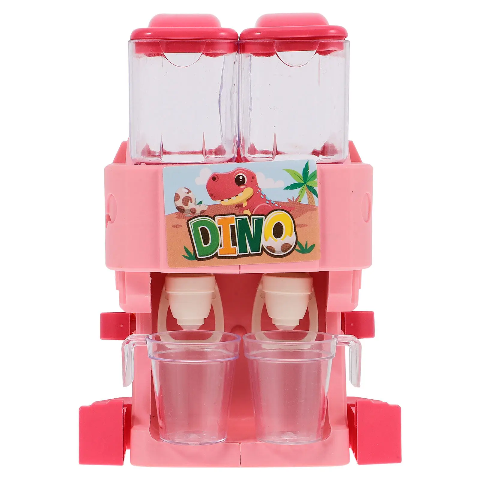 Mini Kids Water Dispenser Cartoon ABS Material Portable Pretend Play for Brain Development Creativity Hand Eye Coordination