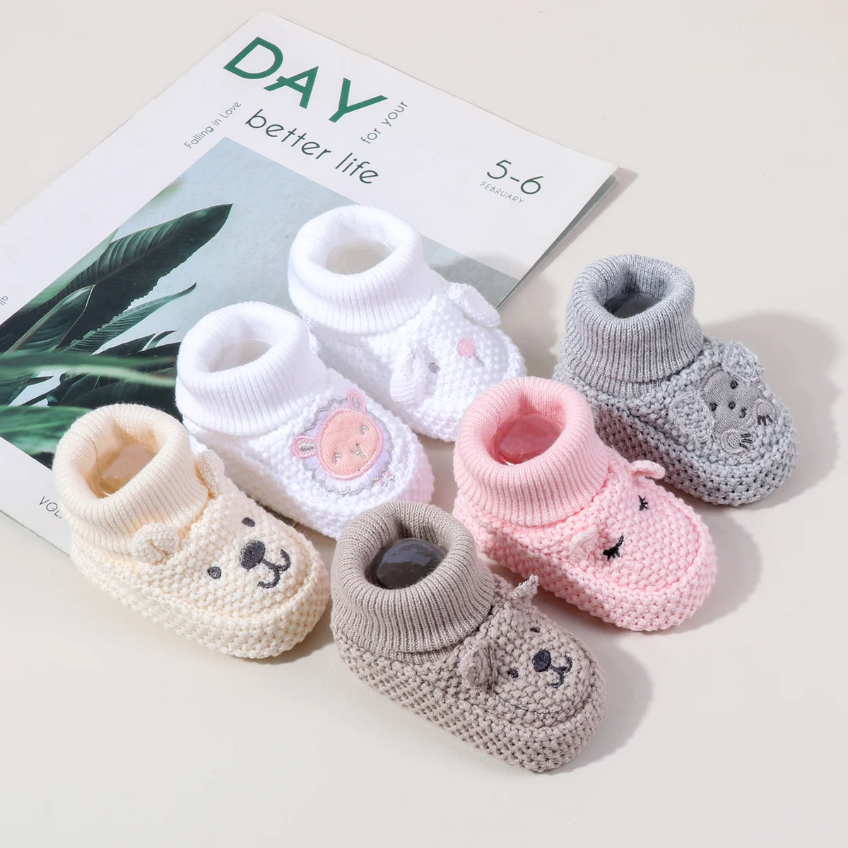 

Baby Sock Thickened Wool Loops For Autumn And Winter Baby Floor Sock Indoor Cartoon Anti-Slip Toddler Walking Sock