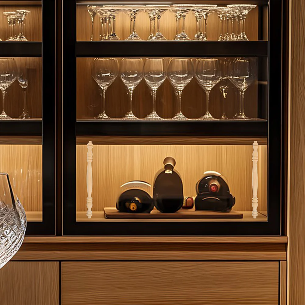 Balustres de madera de columna romana, husillos de madera sin pintar, muebles decorativos, reparación de escaleras, manualidades decorativas para el hogar, 4 Uds.