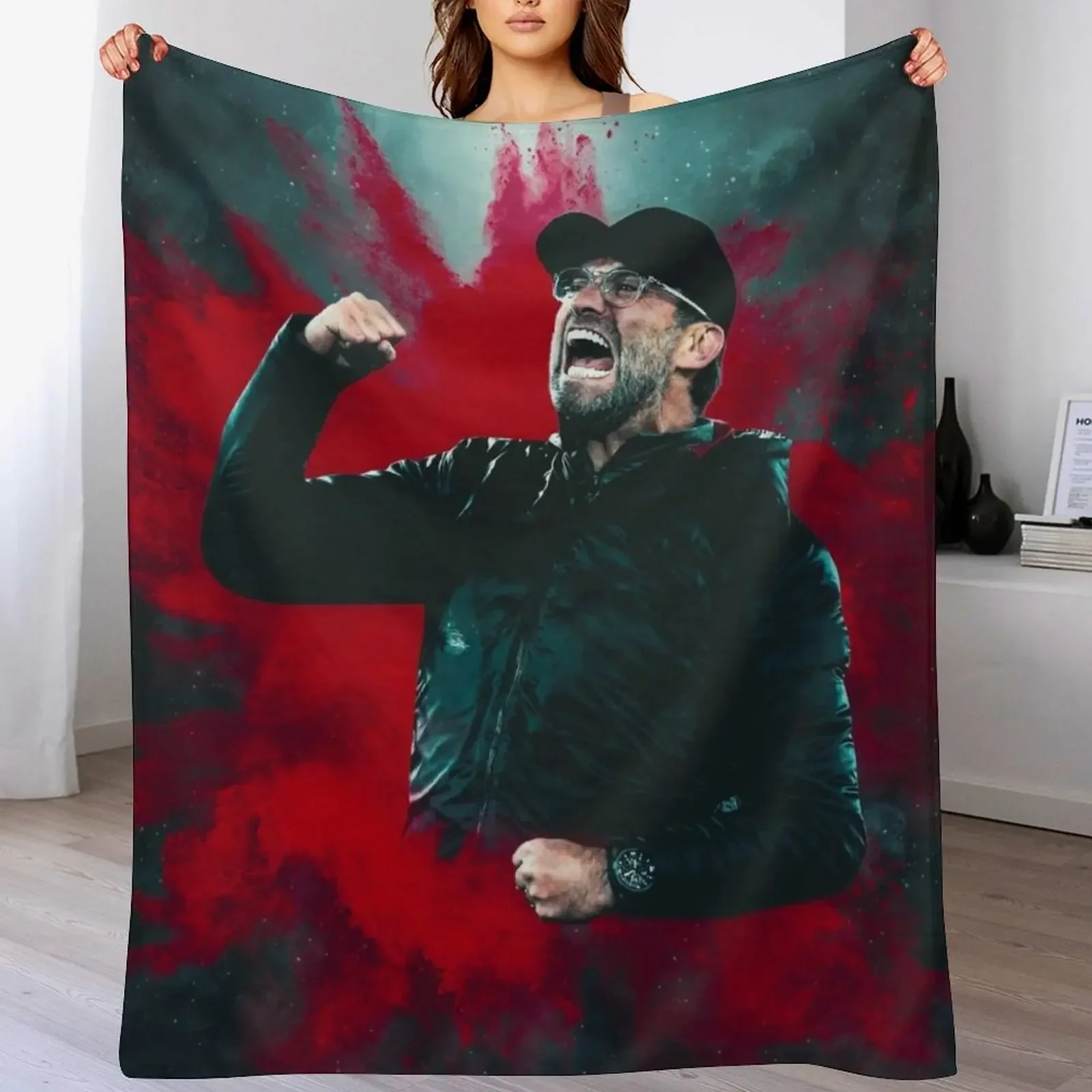 

Klopp Throw Blanket Cozy Light Blanket for Travel Camping Picnic