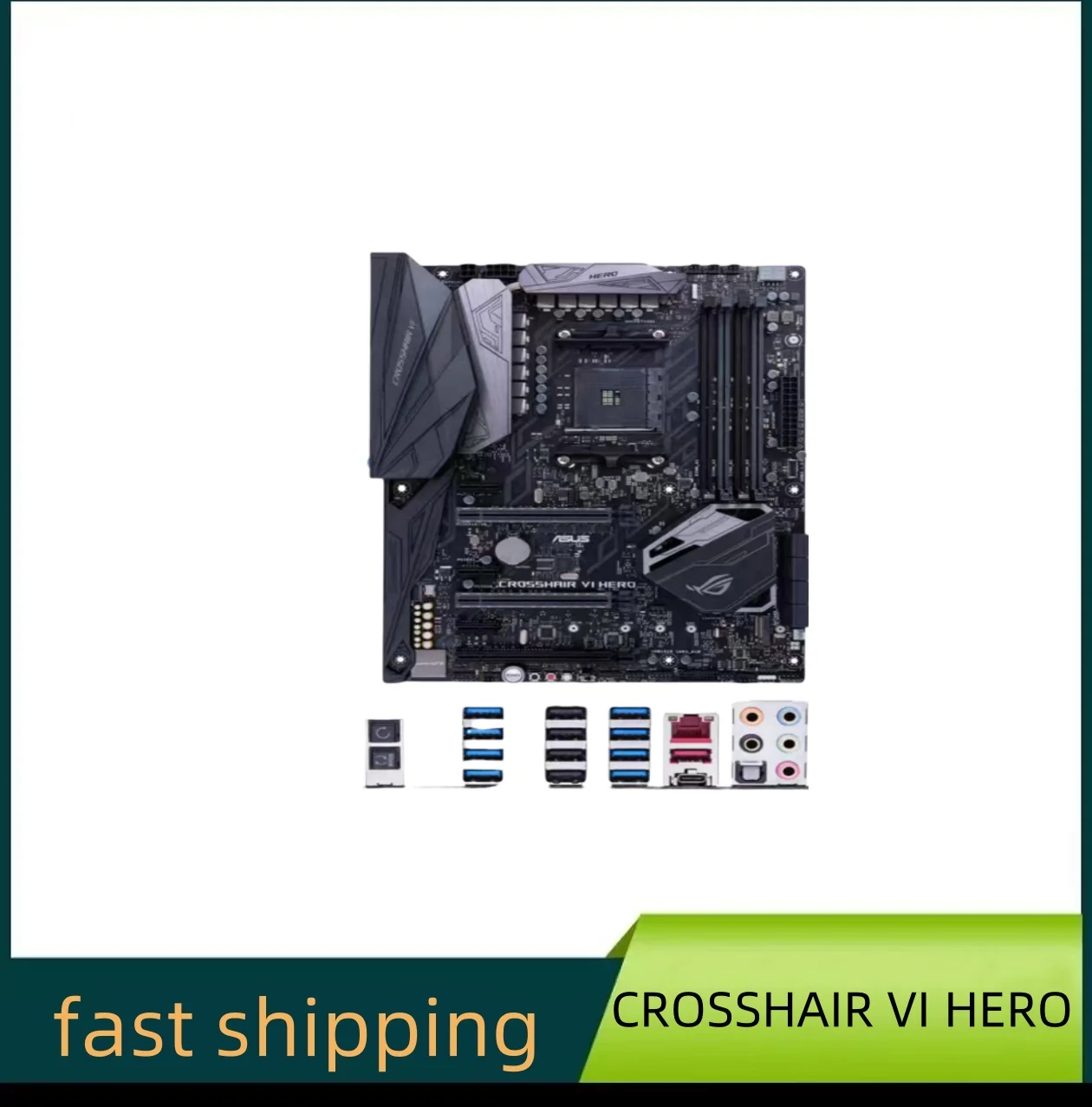 

Игровая материнская плата ASUS X370 ATX ROG CROSSHAIR VI HERO с поддержкой 9700 56005700 X 5800X3D Процессор 4xDDR43200 МГц M.2NVME PCle 3.0