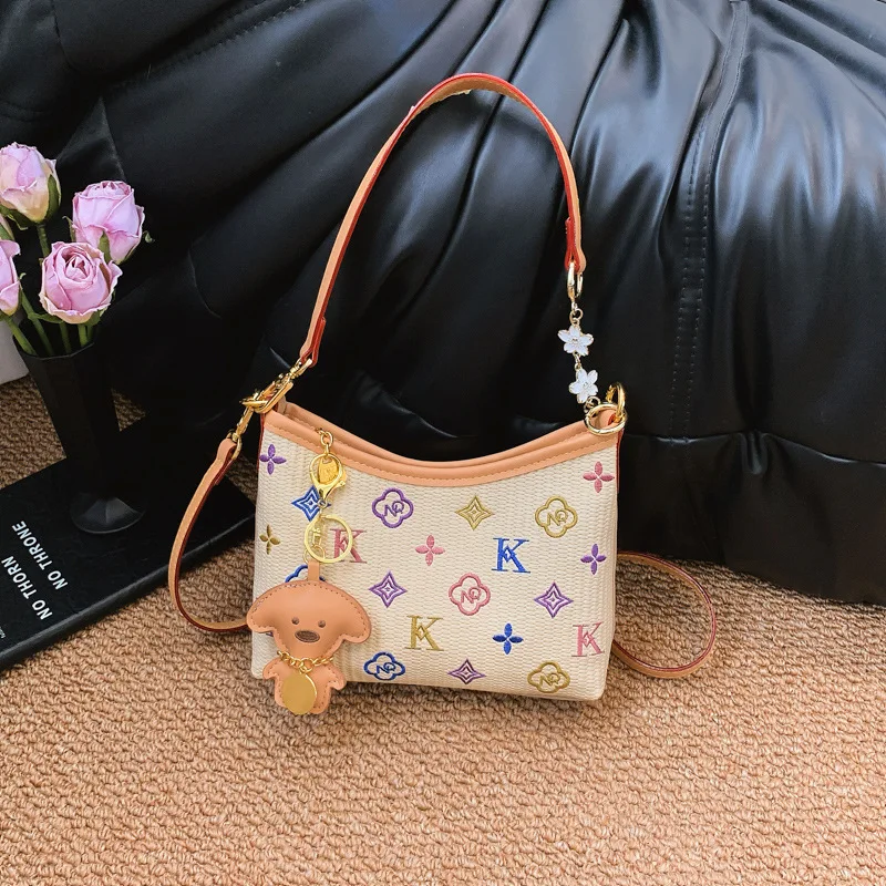 Premium bag women's light luxury retro fashion commuter bag large capacity armpit bag shoulder messenger bag