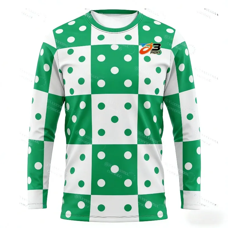 

2026 Original Casual Sports, Fitness, Cycling, Motorcycle Checkerboard Top, Adult Casual T-shirt, Long Sleeved Quick Drying Top