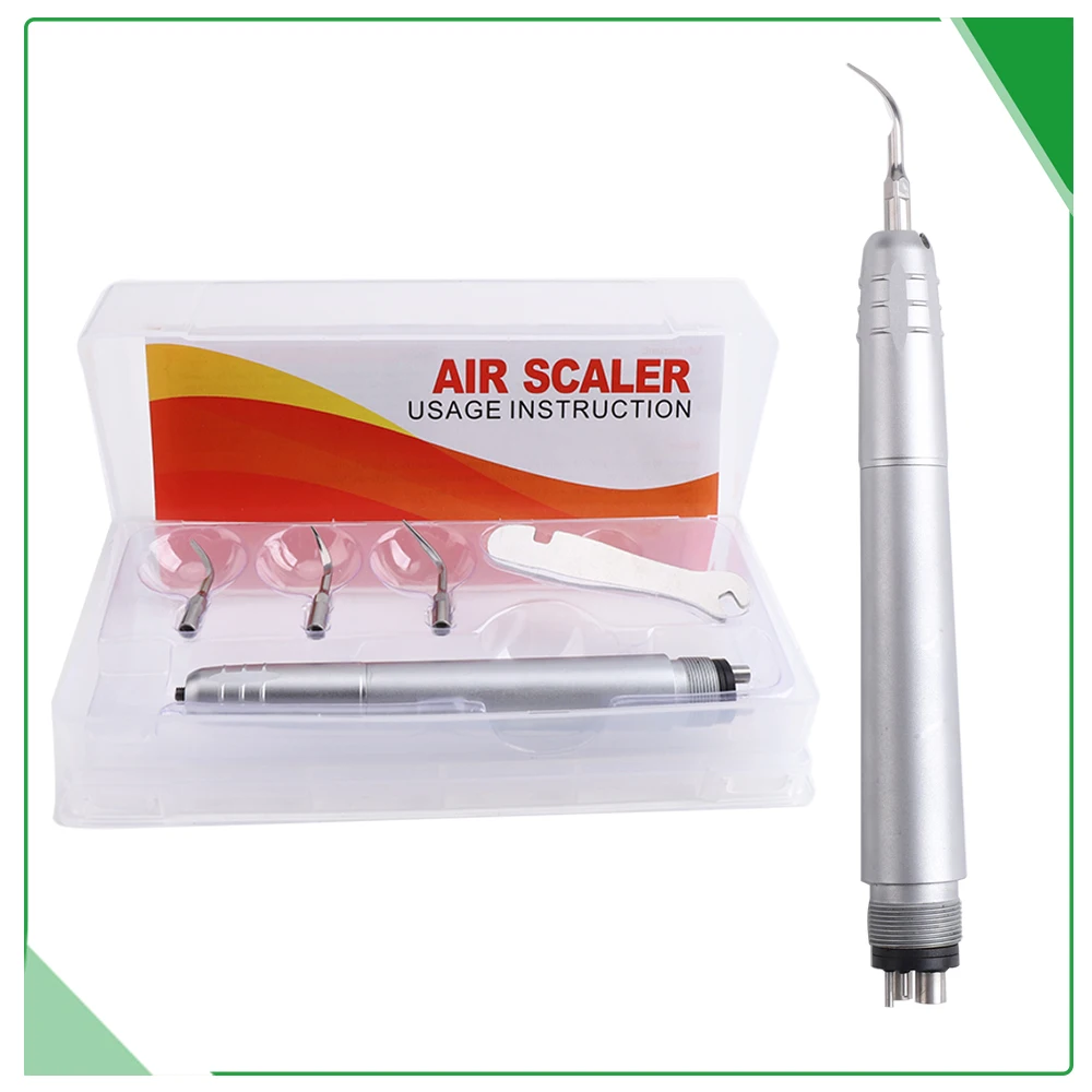 

Dental Cleaning 2/4 Holes Dental Ultrasonic Air Scaler Handpiece 3 Tips Air Scaling Polishin Tools Teeth Whitening