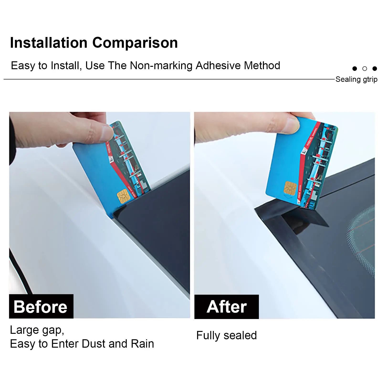شريط إحكام إغلاق من النوع T لسقف السيارة ، شريط حماية ، زجاج أمامي ، سطح نافذة كوة ، غبار ومقاوم للماء ، ختم كوة #4