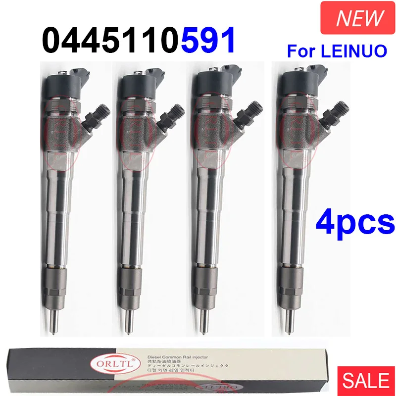 ORLTL diesel injector 0445110591 Common Rail Fuel Diesel Injector 0 445 110 591 for Engine CRI2-16 LEINUO shang chai