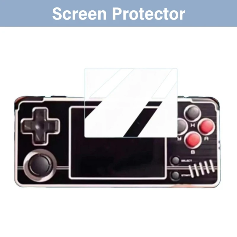 Portable 9H Tempered Glass Screen Protector Fit for Miyoo A30 Handheld Gaming Console Antiscratch High Film