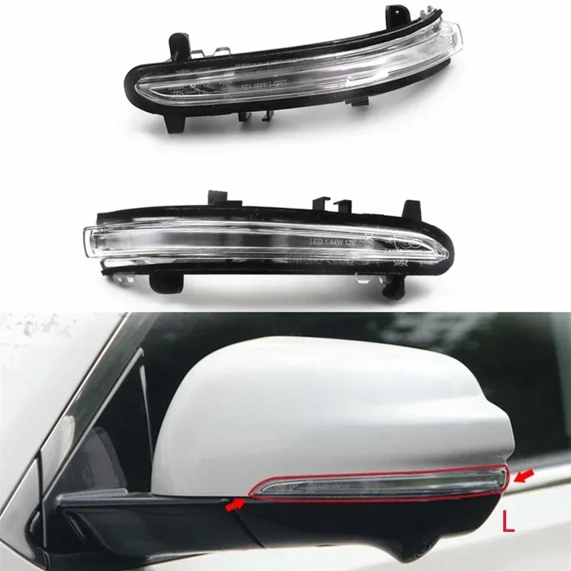 Exterior Rearview Mirror Lamp Turn Signal LED Rear View Light with Bulb For GAC Trumpchi GS7 GS8 GM8 2017 2018 2019 2020 2021