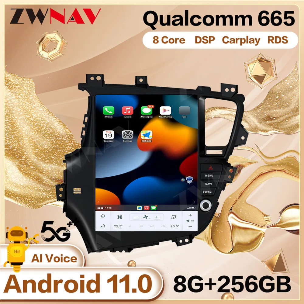 8G 256G Tesa- Screen Android Multimedia Player For KIA K3 CERATO FORTE 2013-2017 Car GPS Navigation Audio Radio Stereo Head Unit