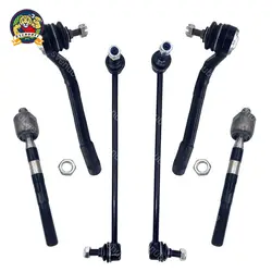 Svenubee 6pcs Front Left Right Sway Bar End Link Tie Rods Set for for Hyundai Sonata Kia Optima 2011 2012 548402T000 548302T000