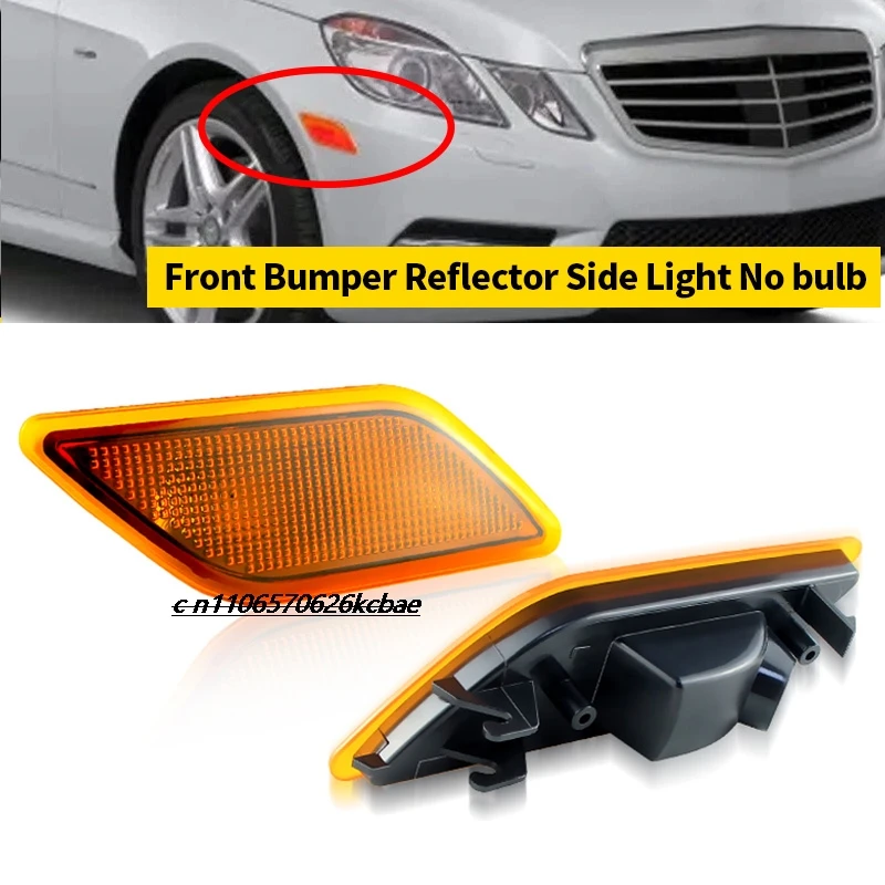 

2128200121 Front Left Right Side Marker Light For 2010-2013 Mercedes Benz W212 E-Class 4-Door 2128200021