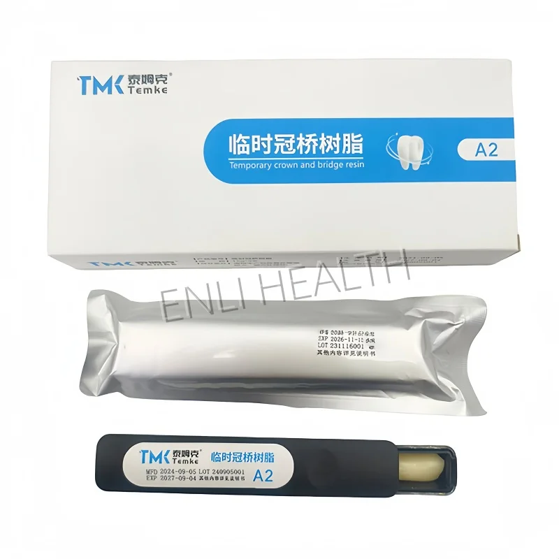 

15g/tube Dental l Temporary Crown and Bridge Resin Fast Curing Non-sticky No Odor Adjustable Inlay Dental Casting Material