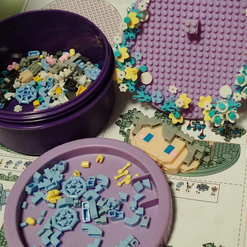 Love And Deepspace Sylus Rafayel Zayne Xavier Game Small Particle Building Blocks Pixel Figure Bricks Badge Display Stand Gift