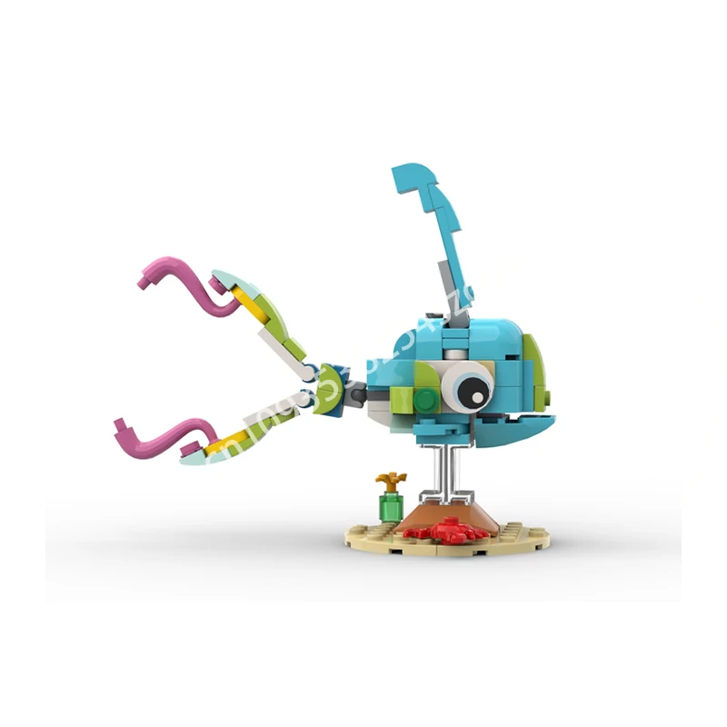 

107pcs MOC Tropical Fish Building Blocks Solve the problem up STEAM Learning Creative Brick Christmas toy Gift Constructing